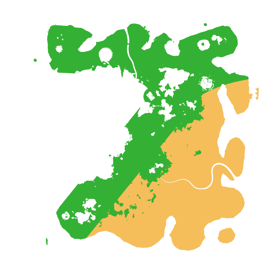 Biome Rust Map: Procedural Map, Size: 3500, Seed: 1285205304