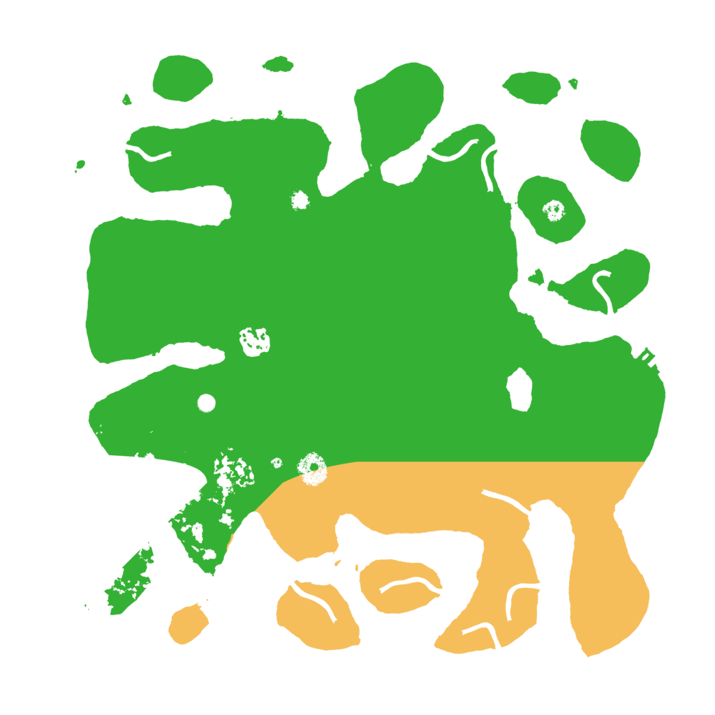 Biome Rust Map: Procedural Map, Size: 3500, Seed: 1122491845