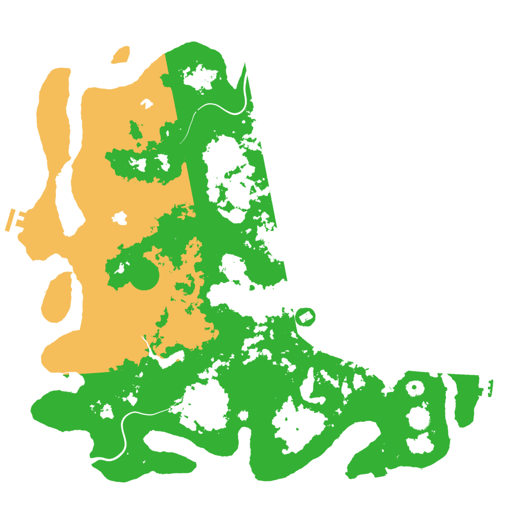 Biome Rust Map: Procedural Map, Size: 4500, Seed: 27523401