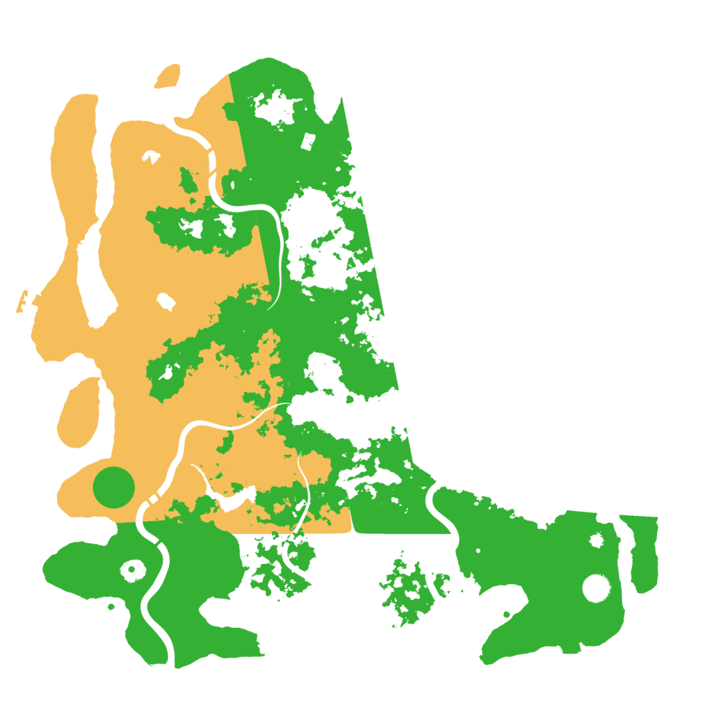 Biome Rust Map: Procedural Map, Size: 4500, Seed: 27523401