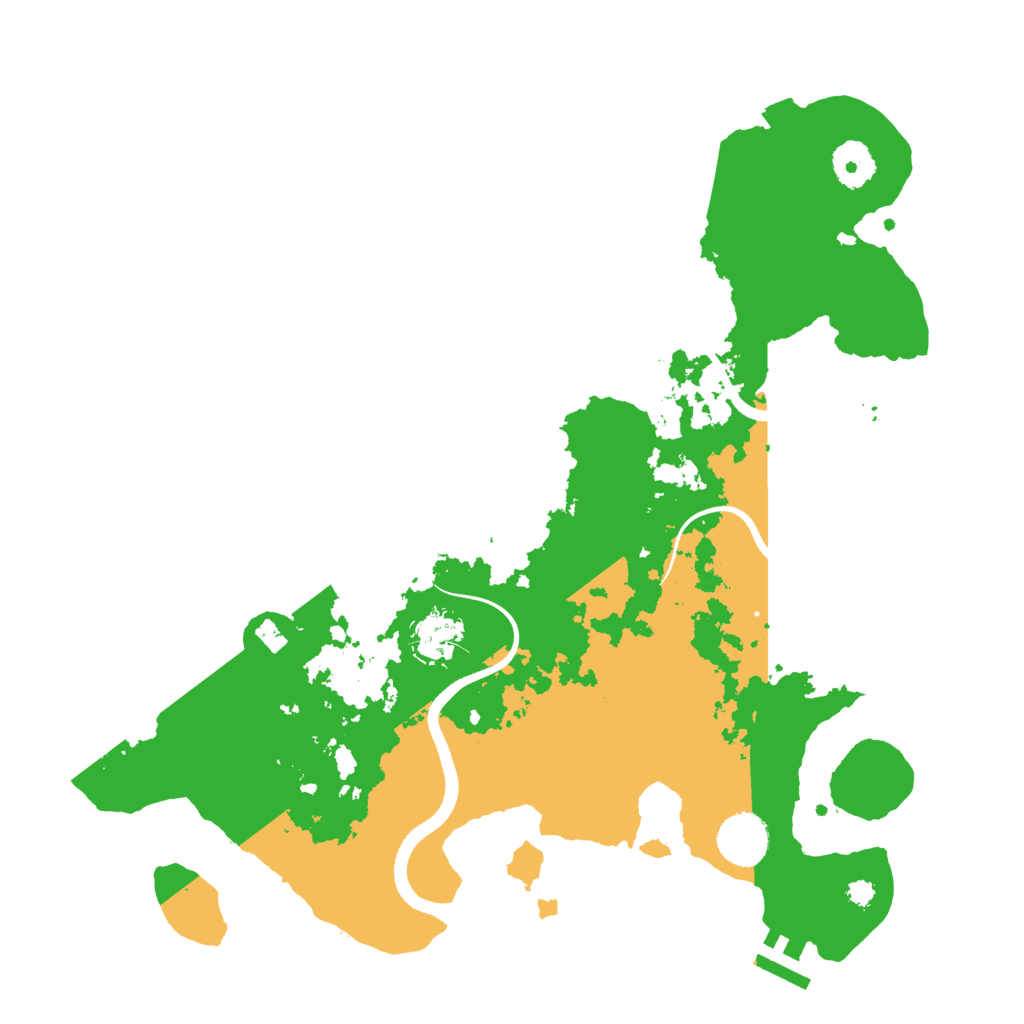 Biome Rust Map: Procedural Map, Size: 3500, Seed: 1691837094