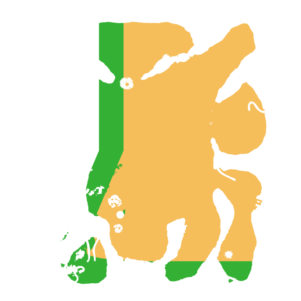 Biome Rust Map: Procedural Map, Size: 3500, Seed: 20210822