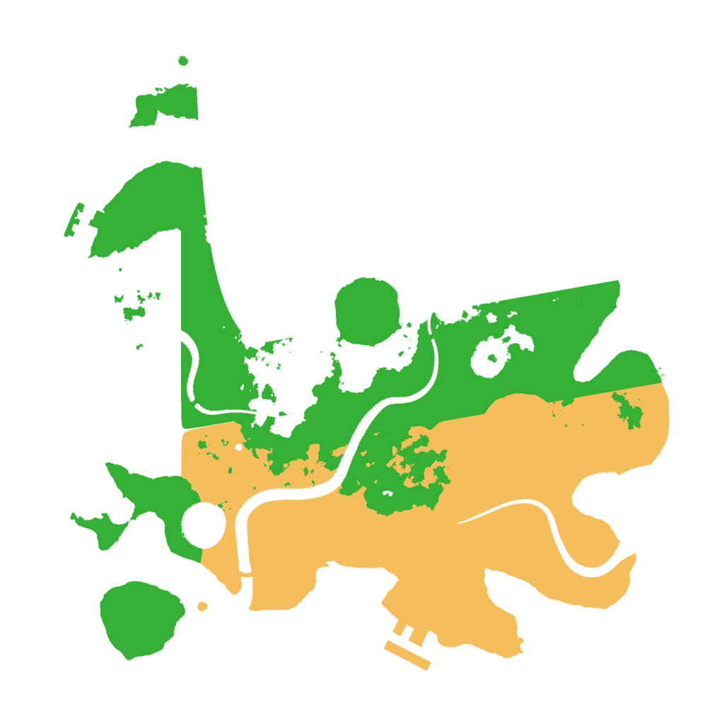 Biome Rust Map: Procedural Map, Size: 3000, Seed: 1053272462