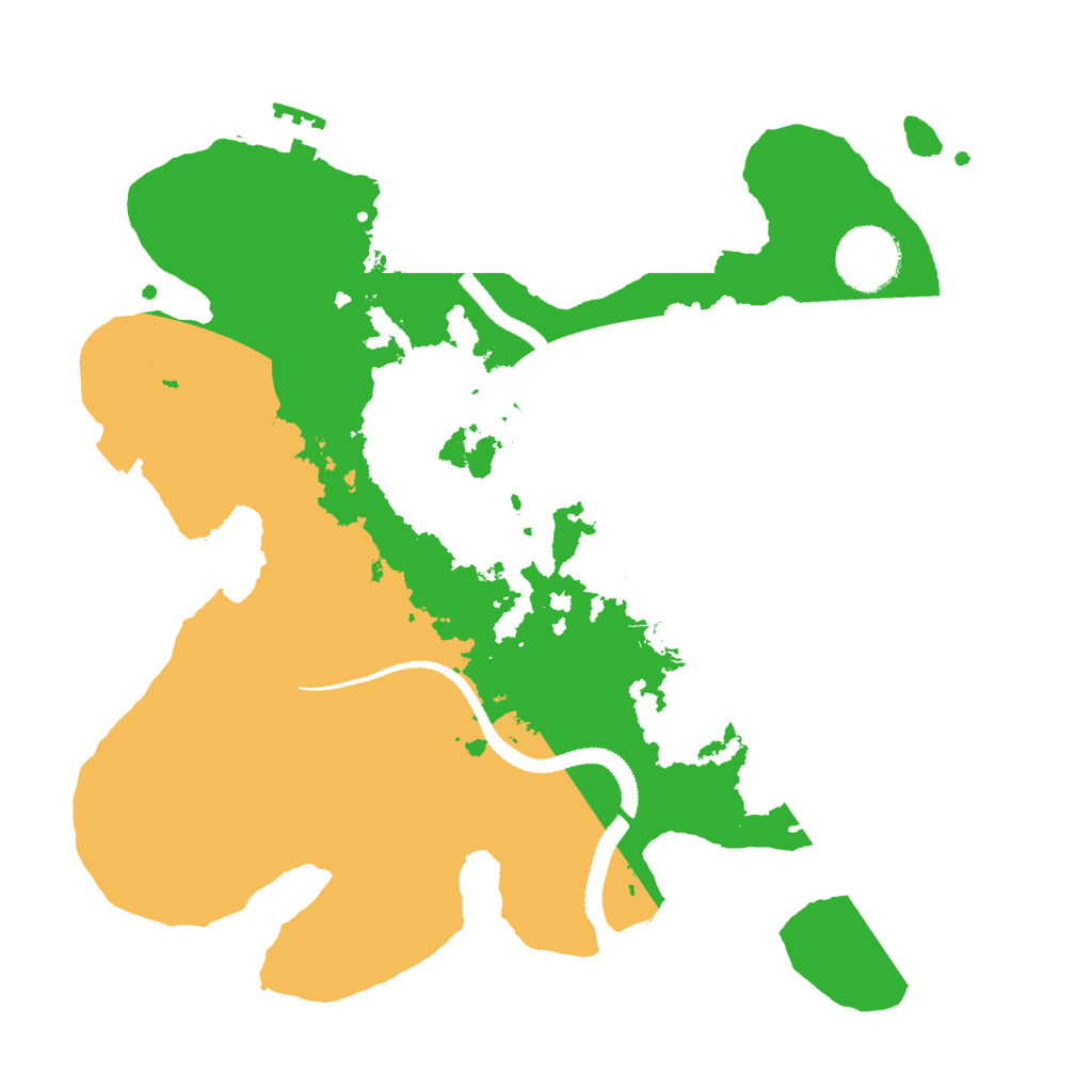 Biome Rust Map: Procedural Map, Size: 3000, Seed: 887306804