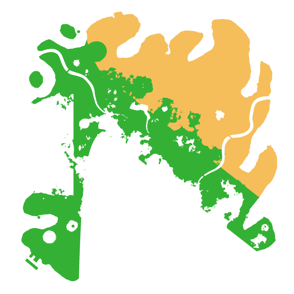 Biome Rust Map: Procedural Map, Size: 4000, Seed: 95496329