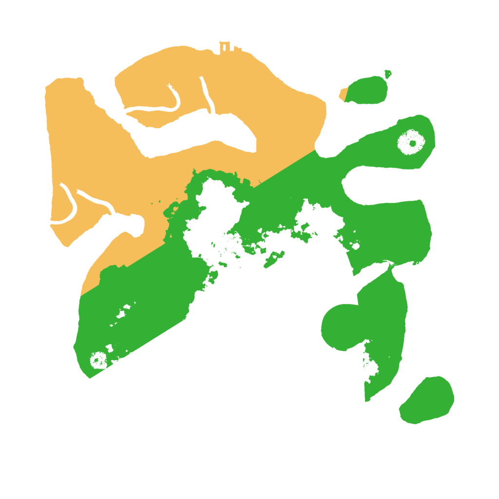 Biome Rust Map: Procedural Map, Size: 3000, Seed: 2288