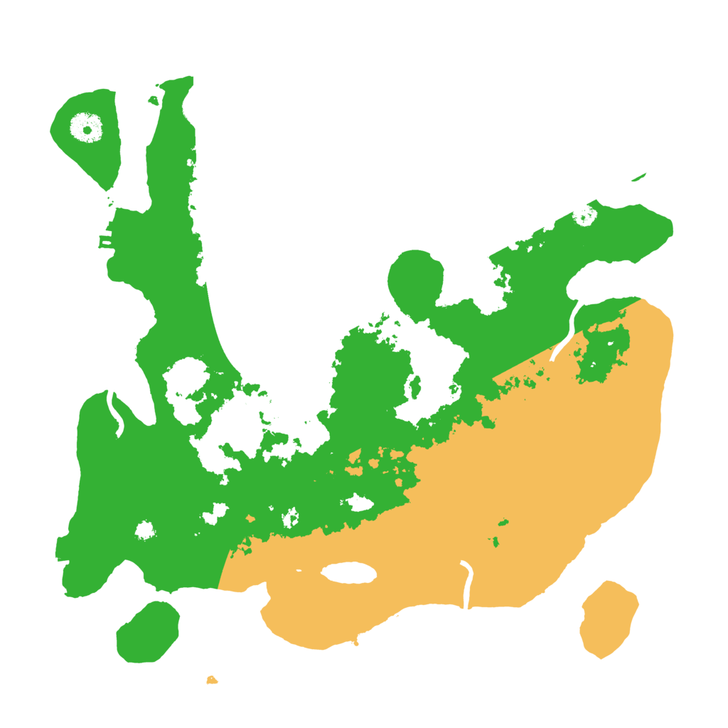 Biome Rust Map: Procedural Map, Size: 3500, Seed: 65915919