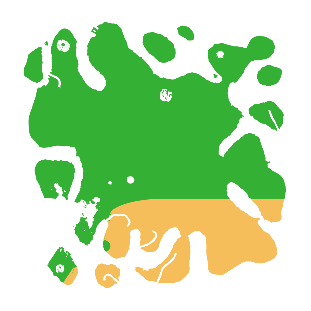 Biome Rust Map: Procedural Map, Size: 3700, Seed: 2009193721