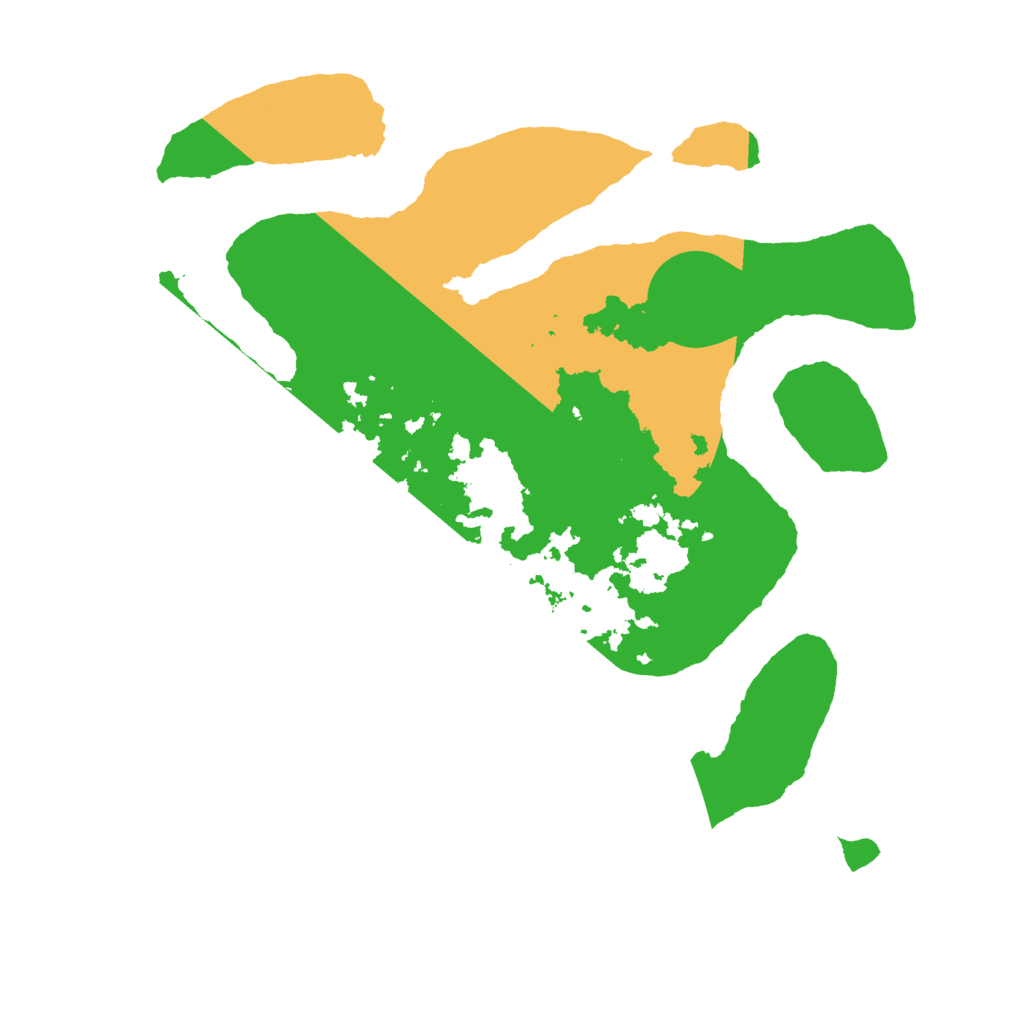 Biome Rust Map: Barren, Size: 2800, Seed: 52345621