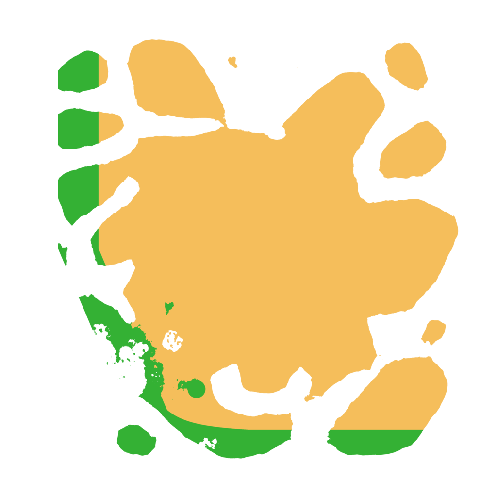 Biome Rust Map: Barren, Size: 3700, Seed: 1524415007