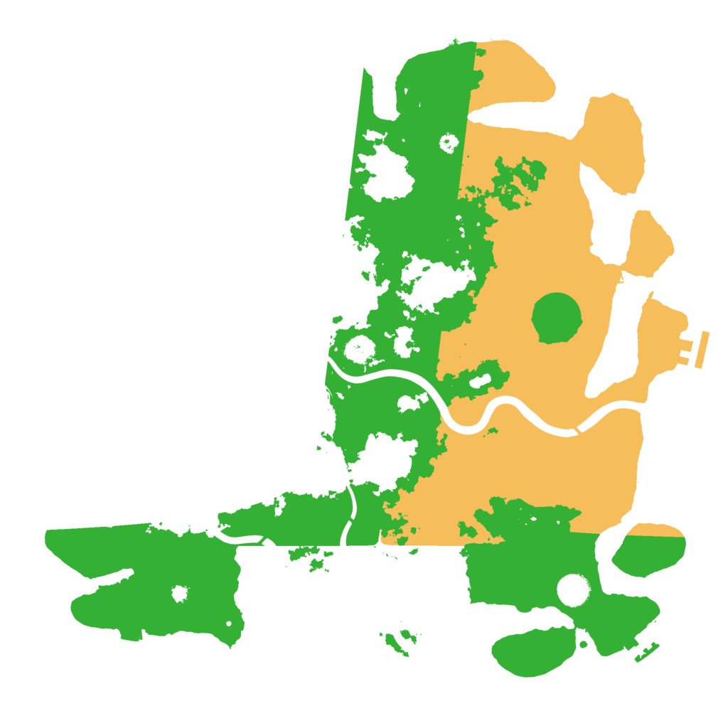 Biome Rust Map: Procedural Map, Size: 3950, Seed: 2026092734
