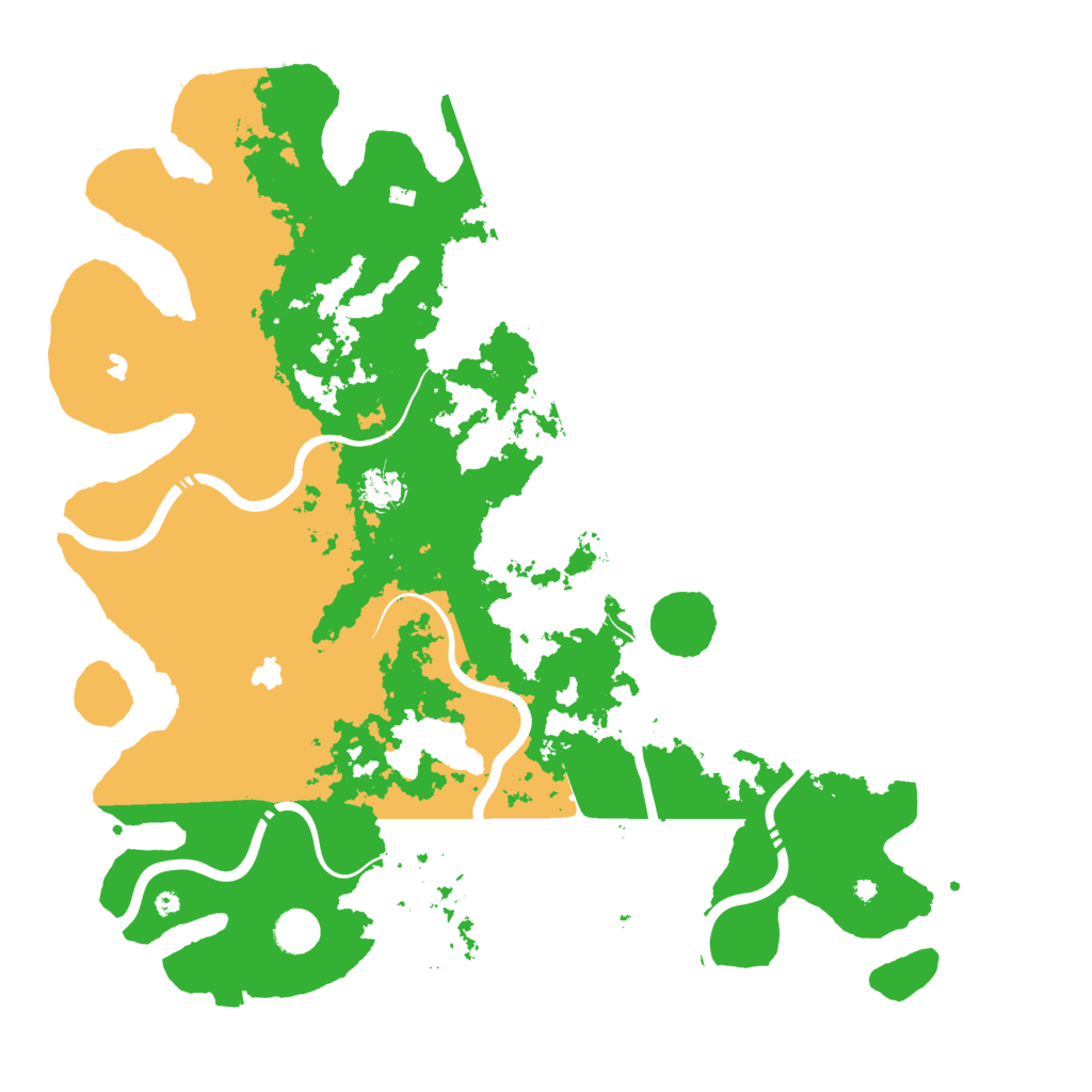 Biome Rust Map: Procedural Map, Size: 4500, Seed: 345676621