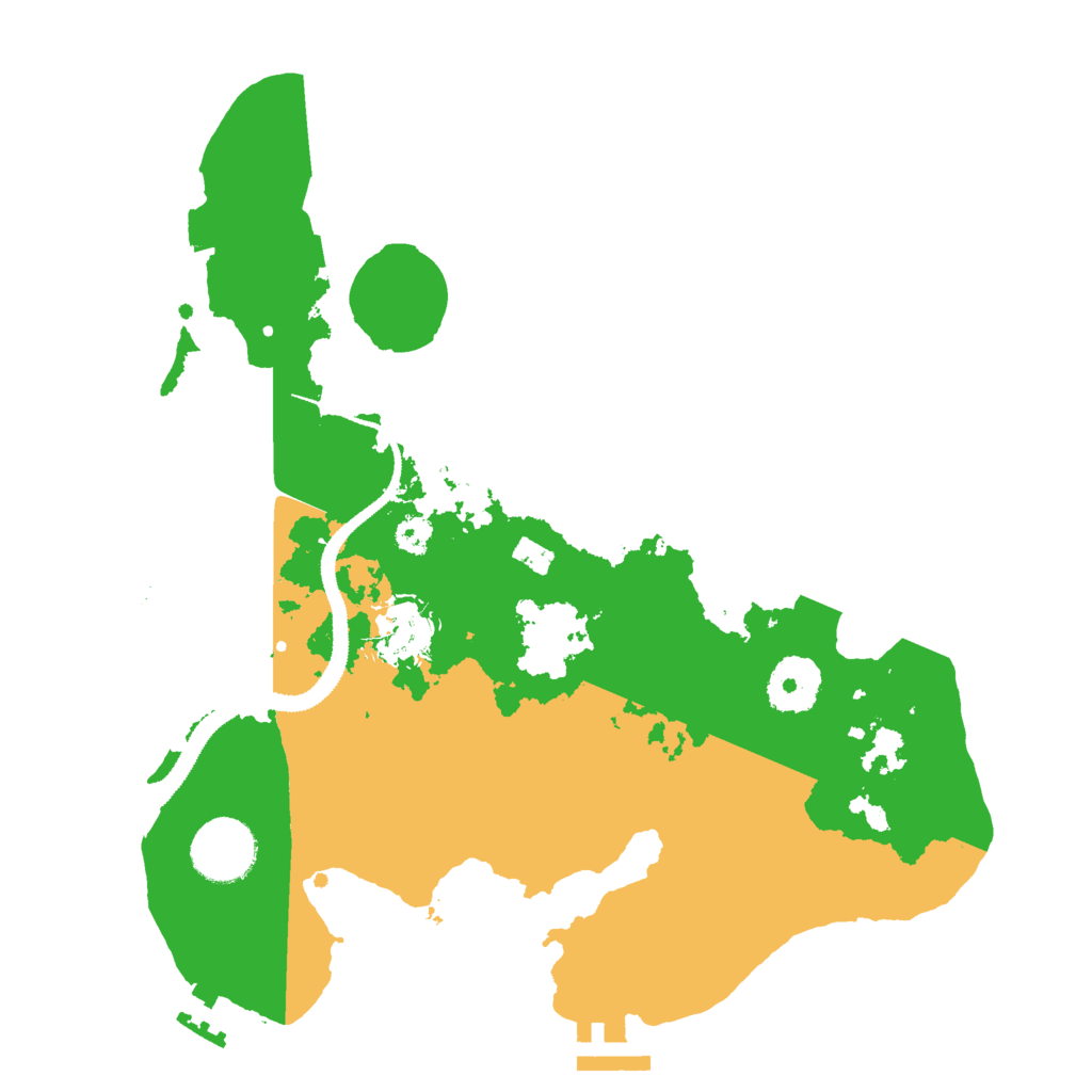 Biome Rust Map: Procedural Map, Size: 3000, Seed: 1523716718