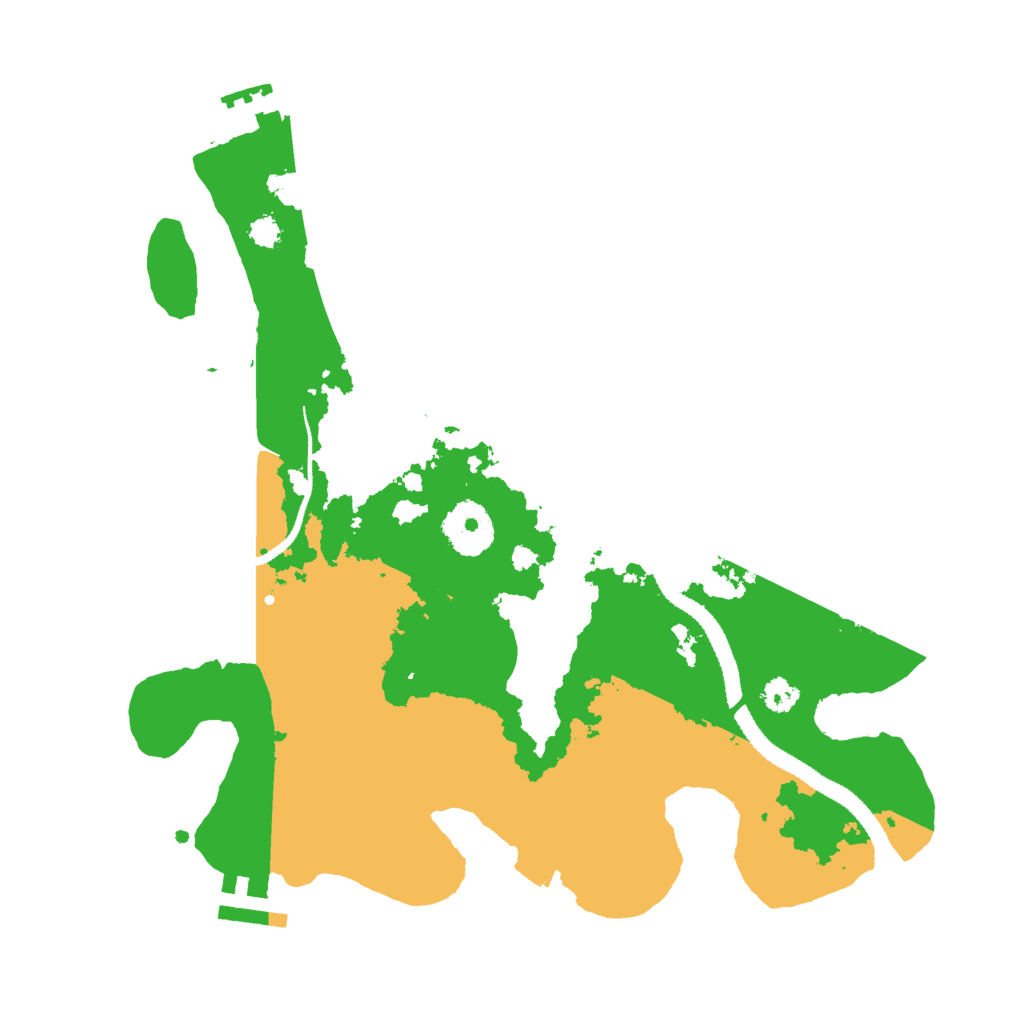 Biome Rust Map: Procedural Map, Size: 3000, Seed: 43194