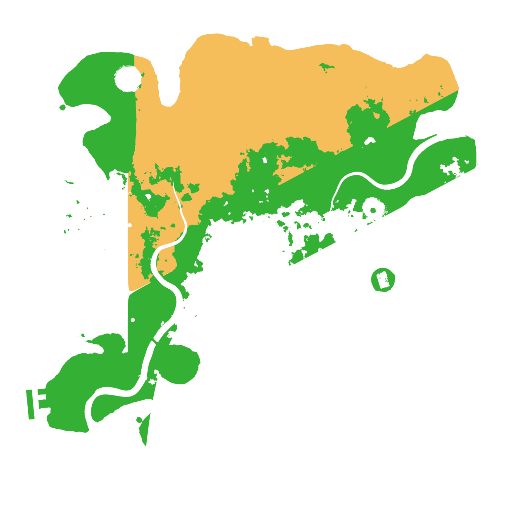 Biome Rust Map: Procedural Map, Size: 3500, Seed: 289547