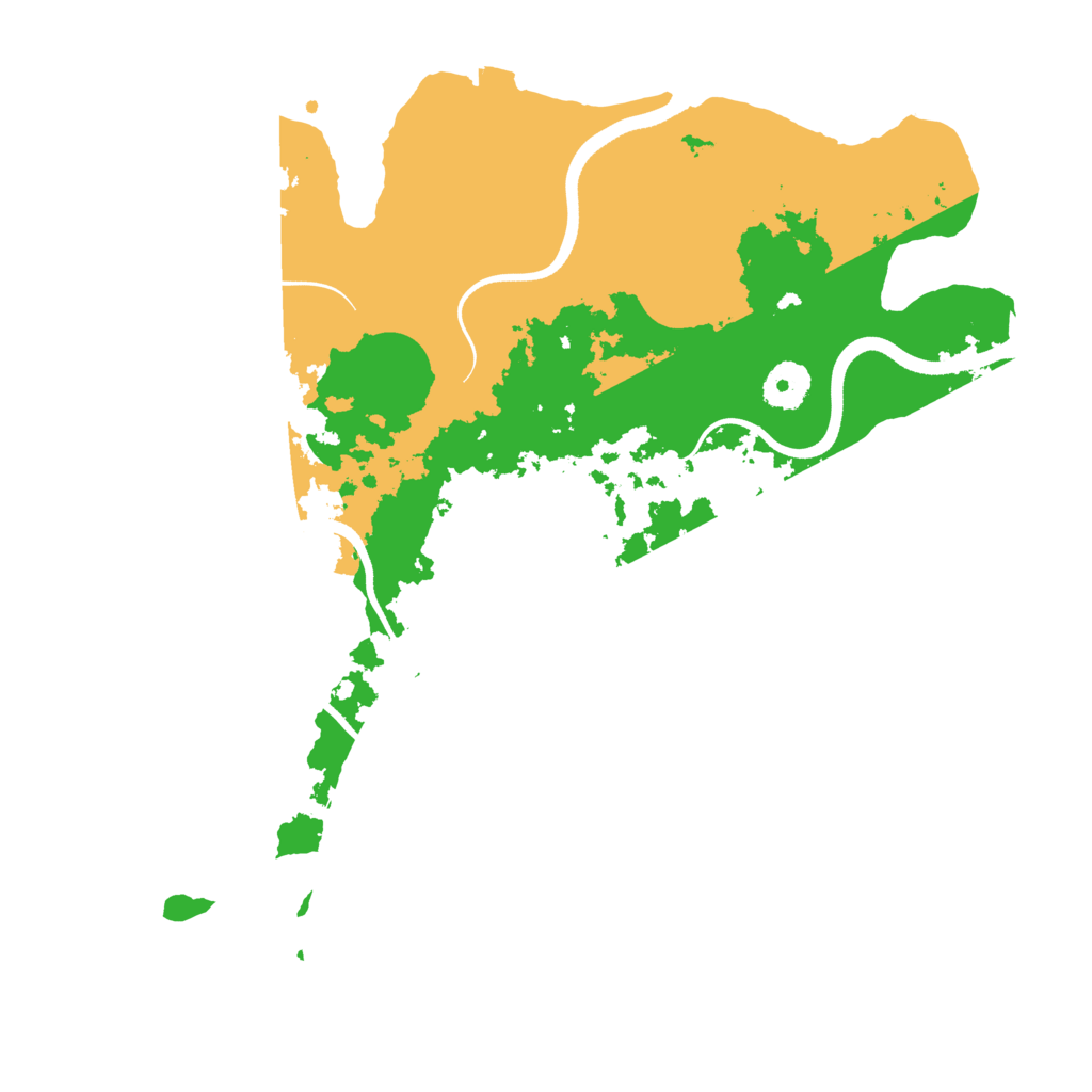 Biome Rust Map: Procedural Map, Size: 3500, Seed: 289547