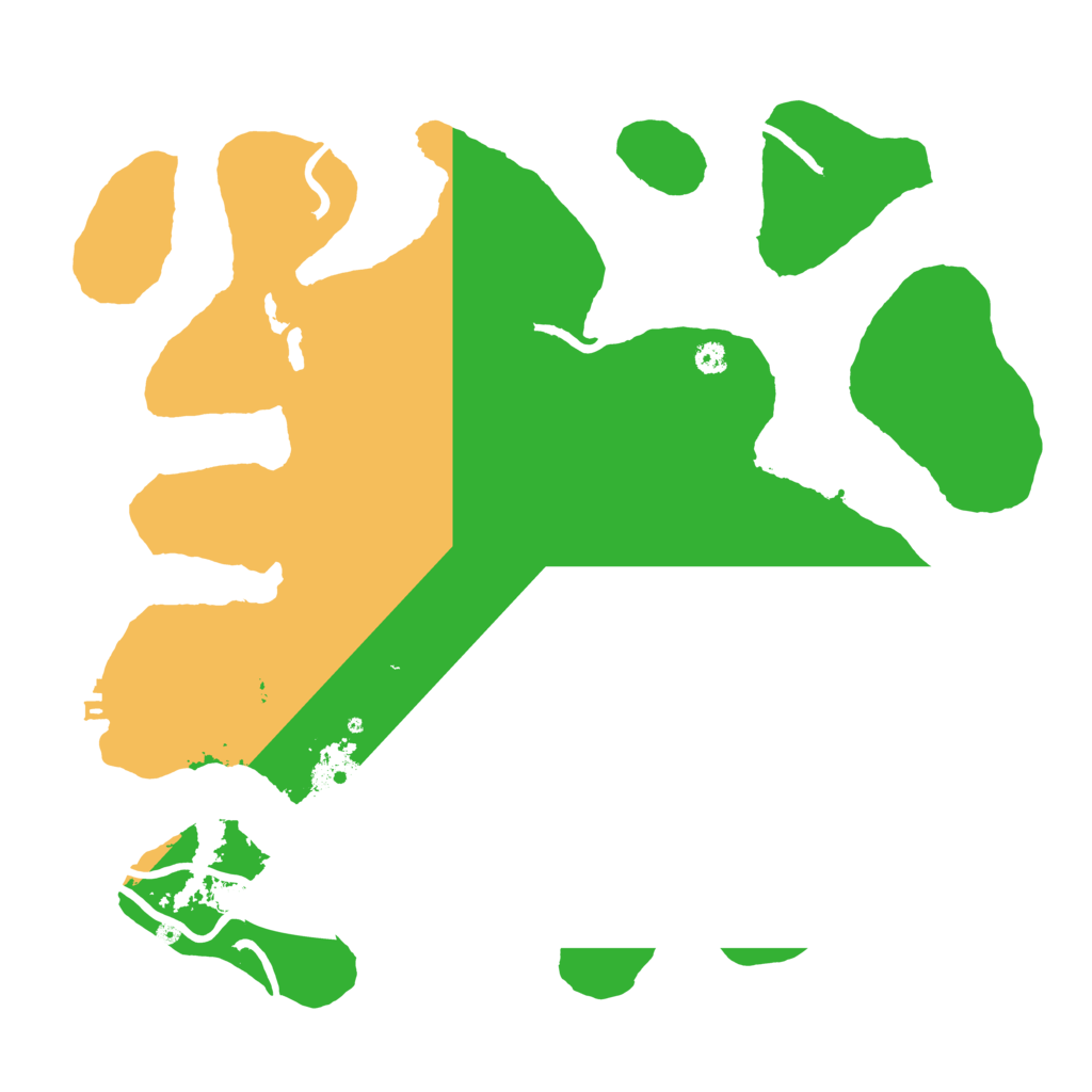 Biome Rust Map: Procedural Map, Size: 3500, Seed: 1580382262