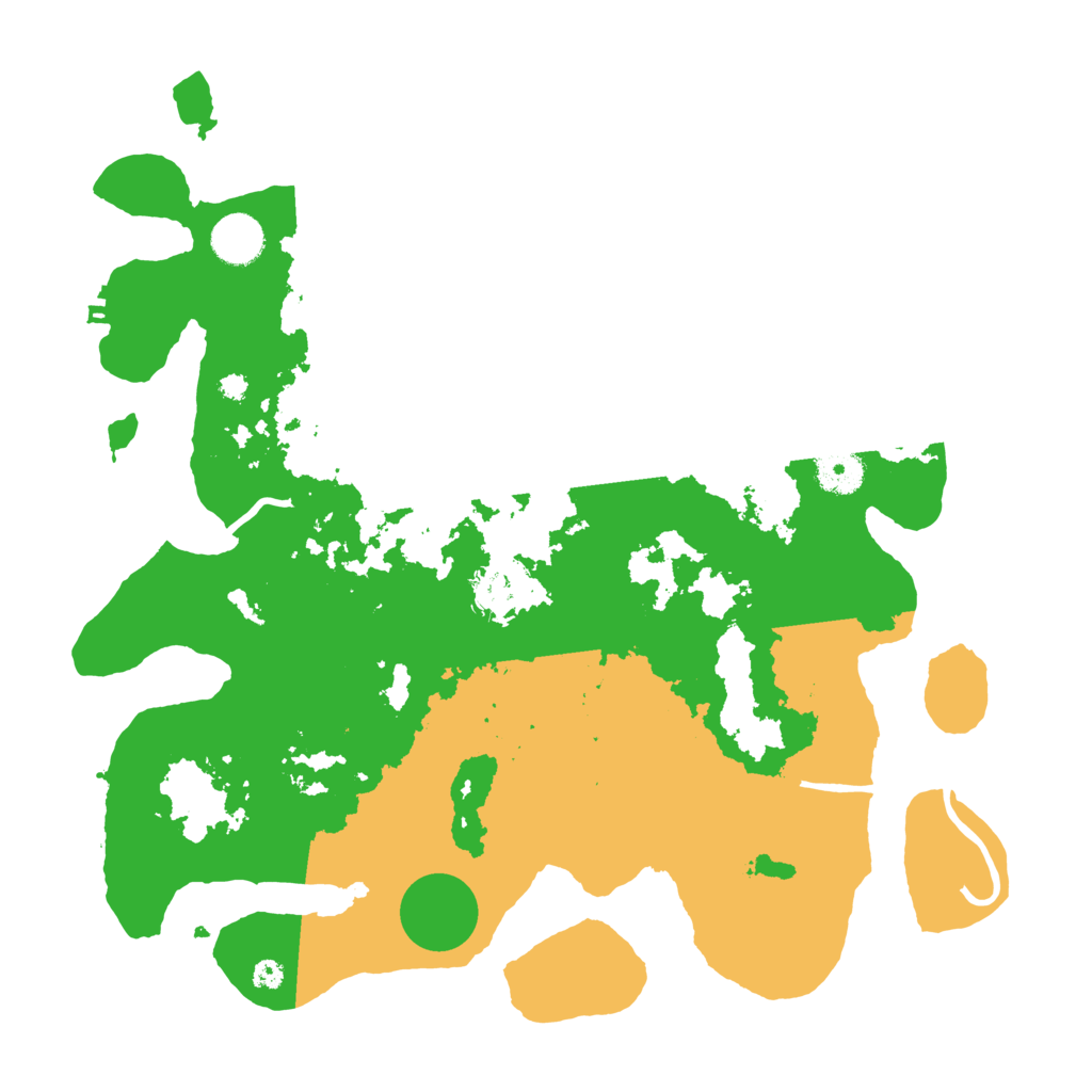 Biome Rust Map: Procedural Map, Size: 3700, Seed: 1338998495