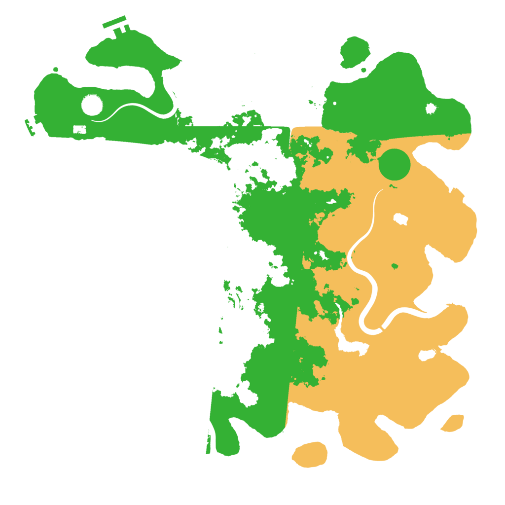 Biome Rust Map: Procedural Map, Size: 4200, Seed: 4827