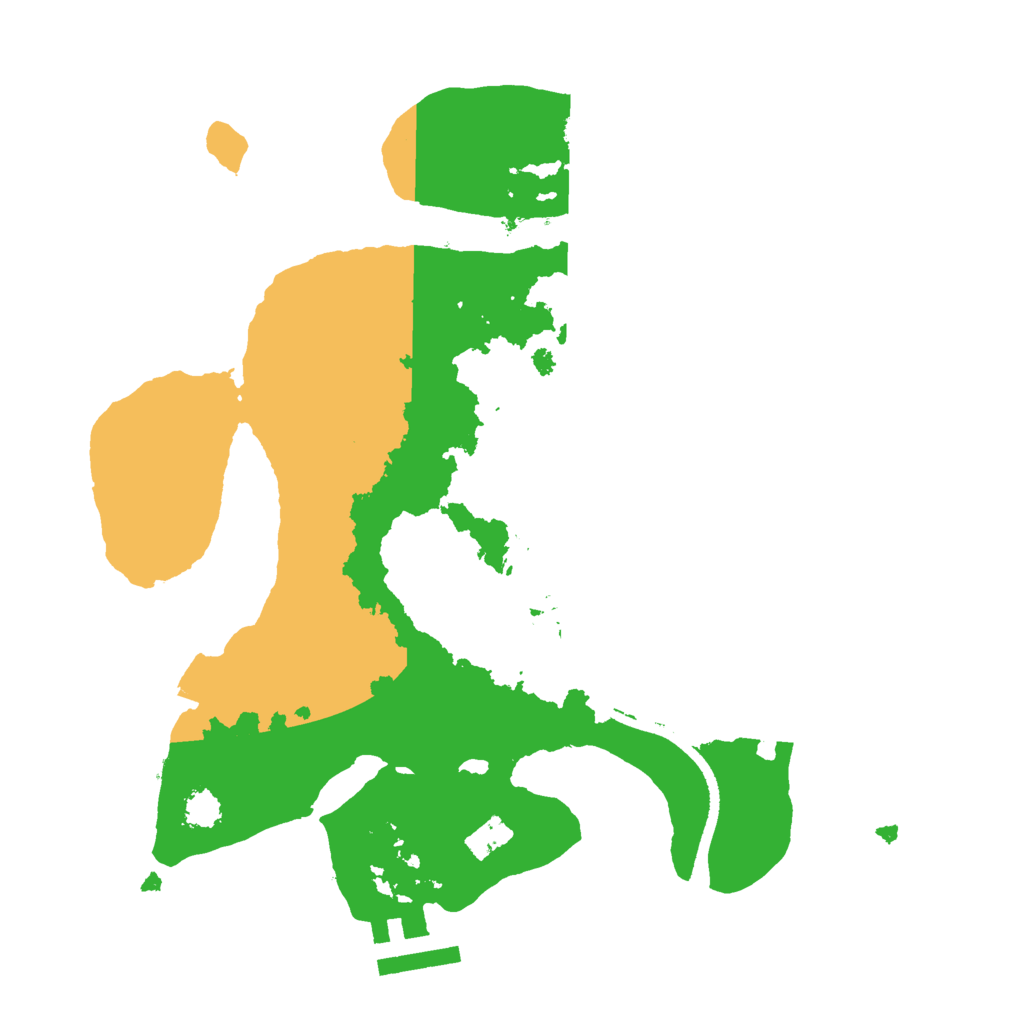 Biome Rust Map: Procedural Map, Size: 2500, Seed: 59481
