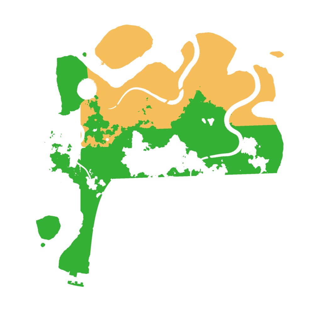 Biome Rust Map: Procedural Map, Size: 3000, Seed: 42164962
