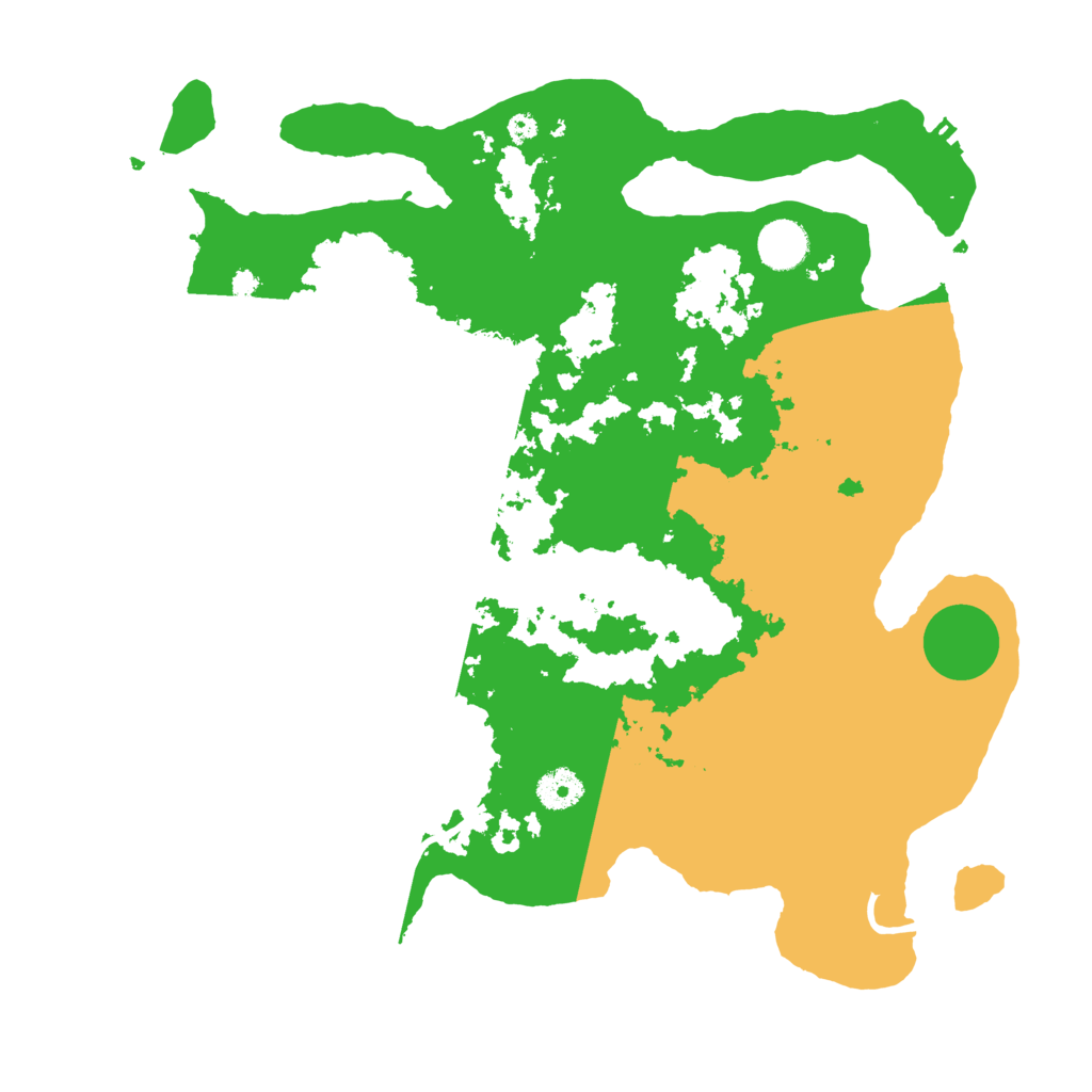 Biome Rust Map: Procedural Map, Size: 3800, Seed: 1000