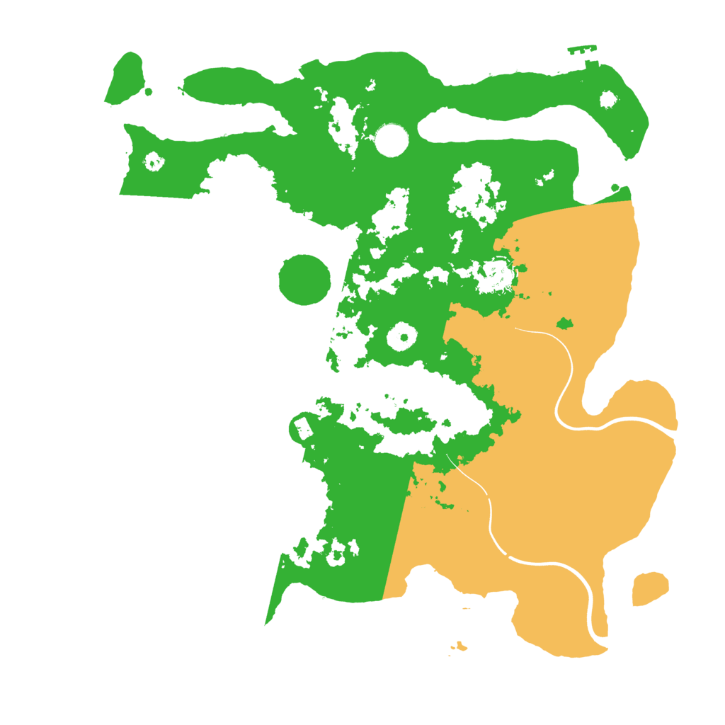 Biome Rust Map: Procedural Map, Size: 3800, Seed: 1000