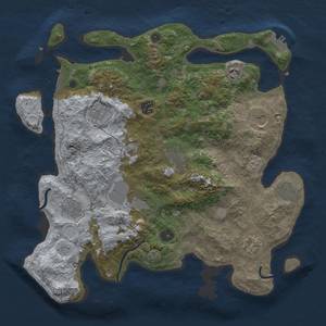 Thumbnail Rust Map: Procedural Map, Size: 3800, Seed: 1000, 18 Monuments