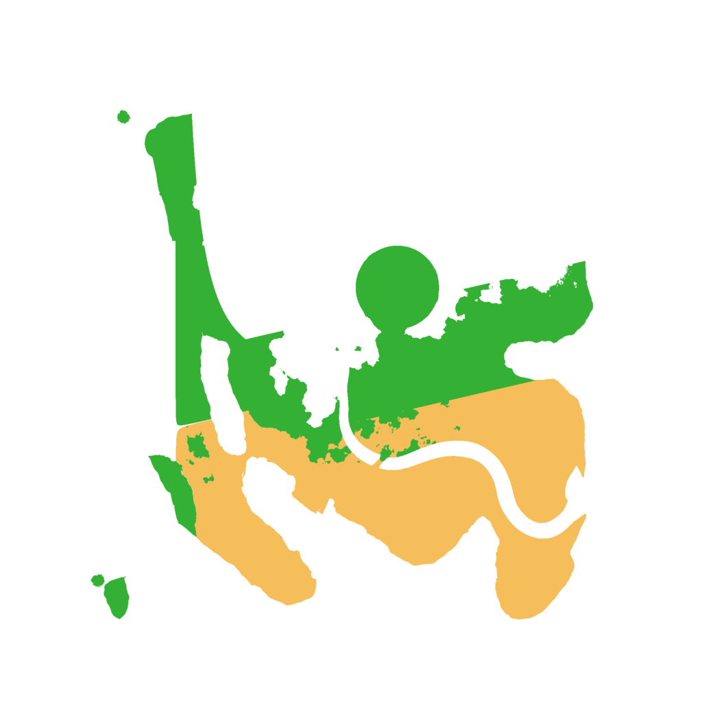 Biome Rust Map: Procedural Map, Size: 2231, Seed: 1974