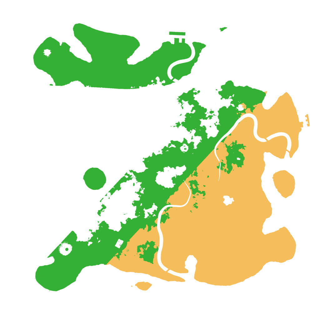 Biome Rust Map: Procedural Map, Size: 4000, Seed: 53975343