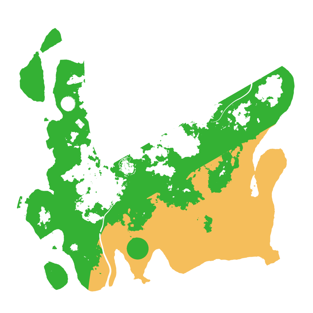 Biome Rust Map: Procedural Map, Size: 3800, Seed: 2118711399