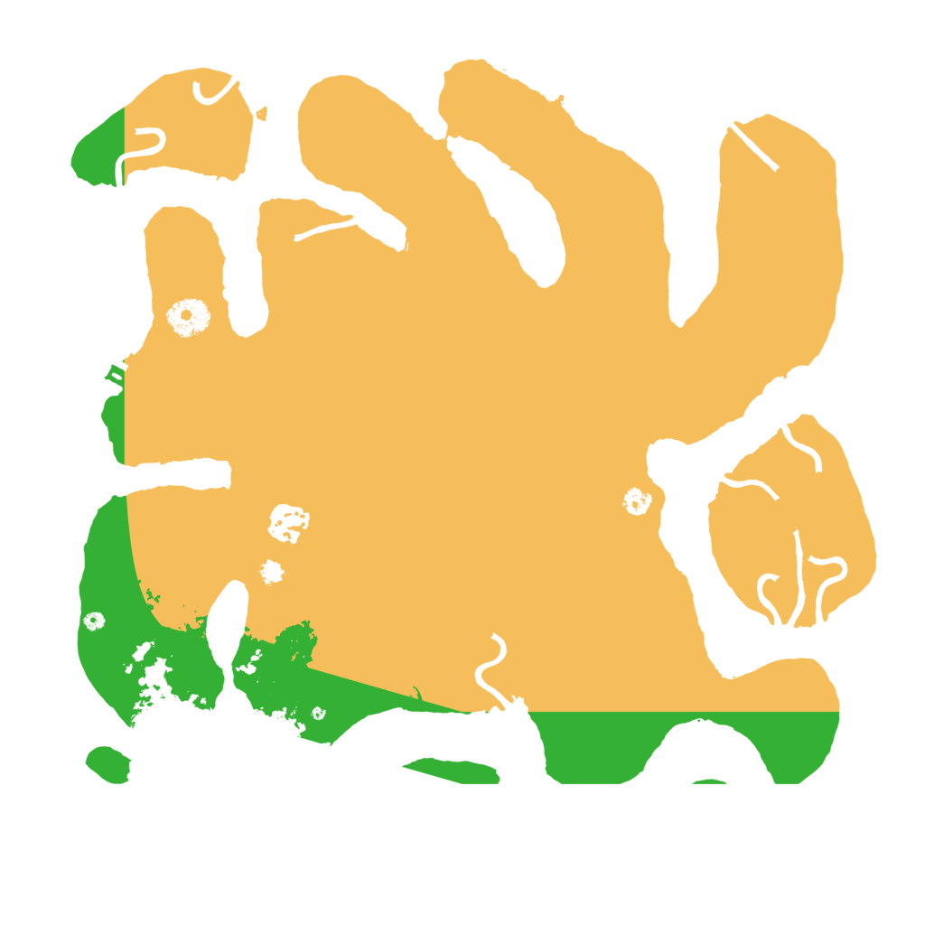 Biome Rust Map: Procedural Map, Size: 3500, Seed: 891983