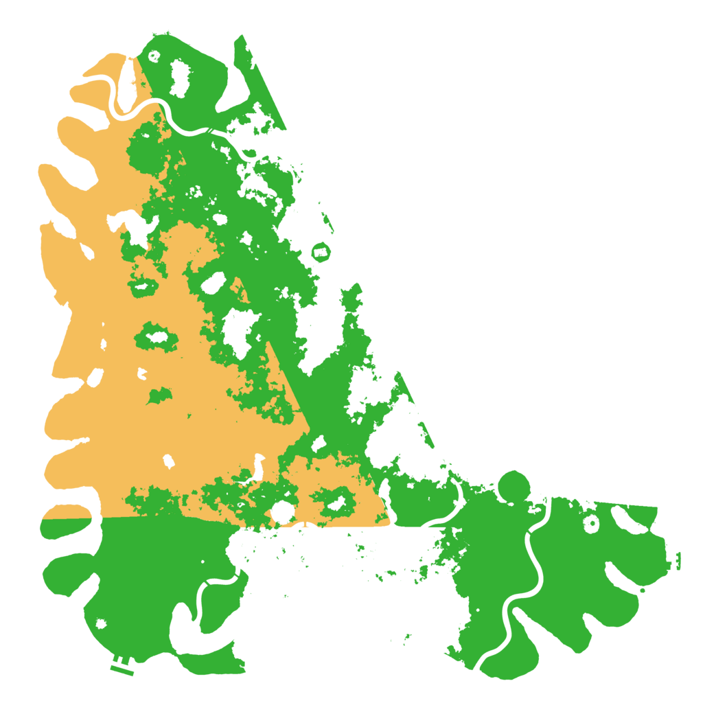 Biome Rust Map: Procedural Map, Size: 6000, Seed: 123424156