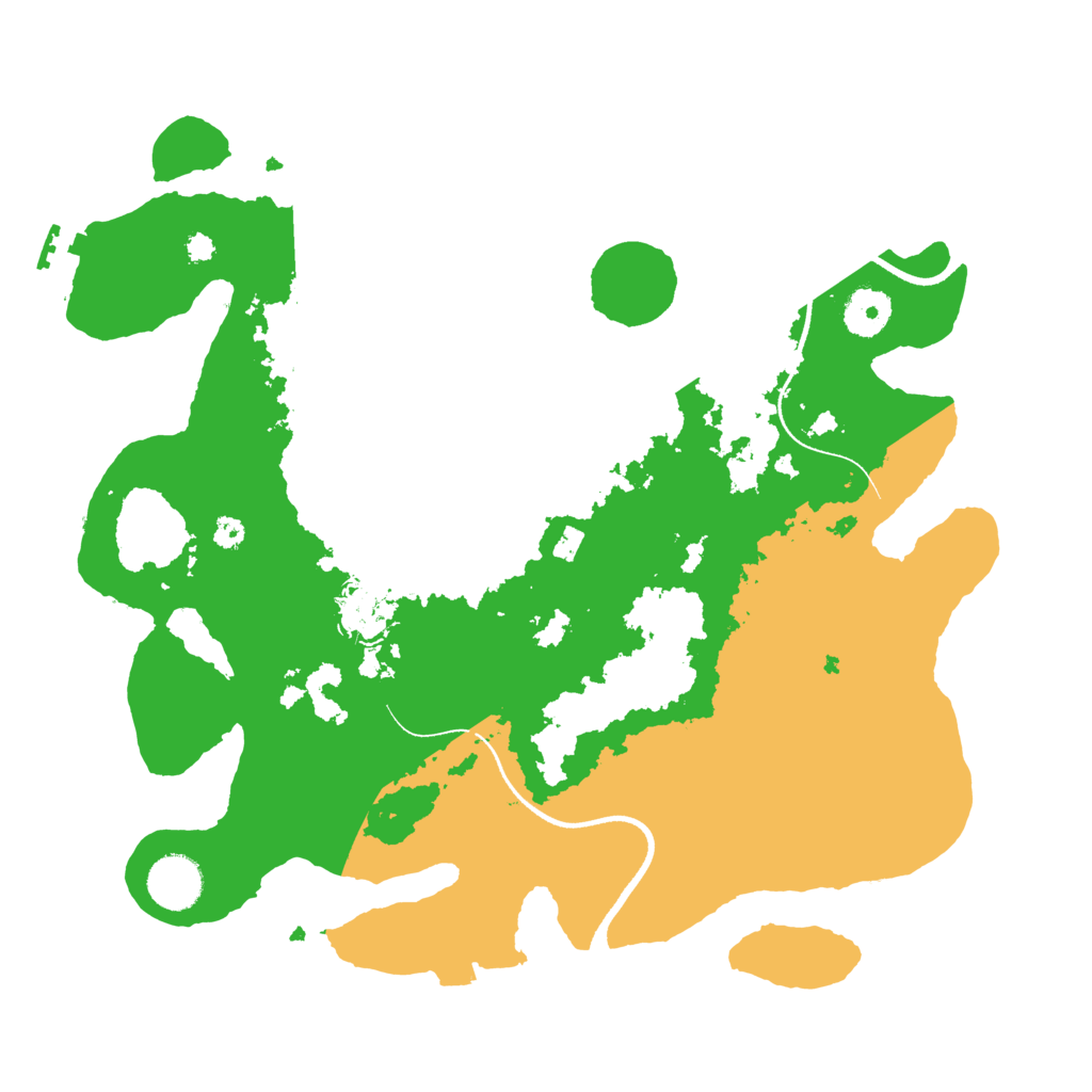 Biome Rust Map: Procedural Map, Size: 3500, Seed: 149052595