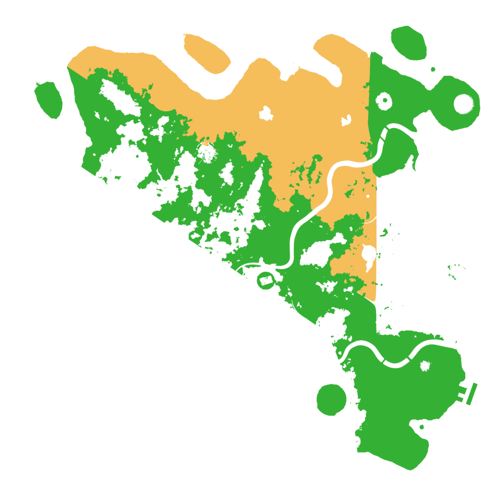 Biome Rust Map: Procedural Map, Size: 4500, Seed: 1852705497