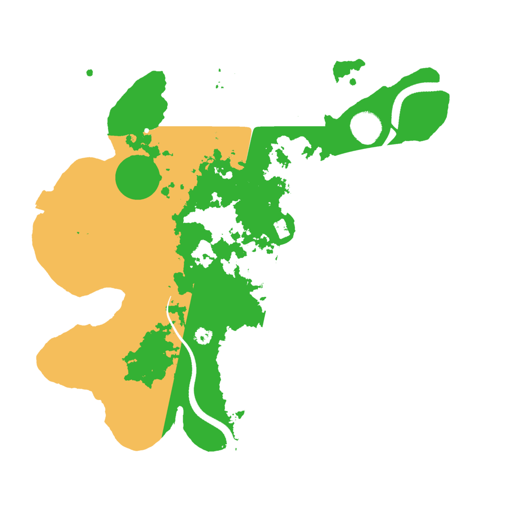 Biome Rust Map: Procedural Map, Size: 3000, Seed: 12145