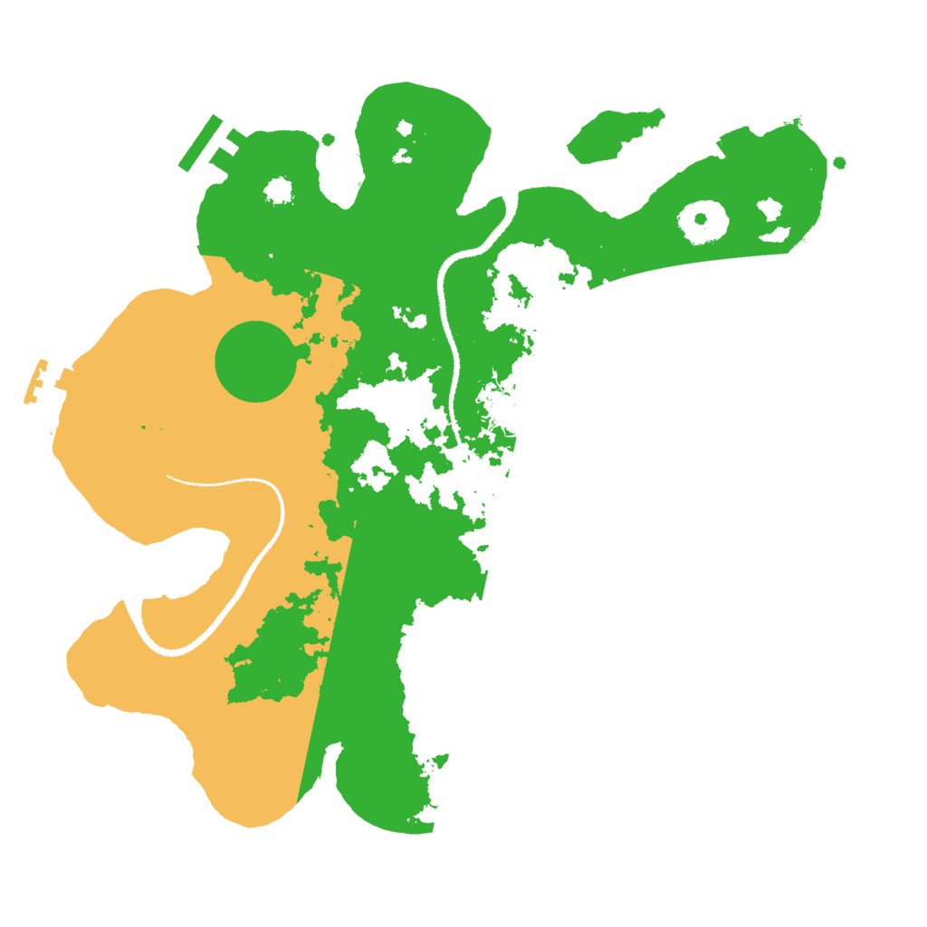 Biome Rust Map: Procedural Map, Size: 3000, Seed: 12145