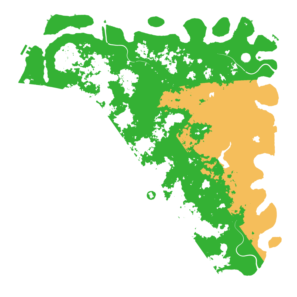 Biome Rust Map: Procedural Map, Size: 5493, Seed: 460356767