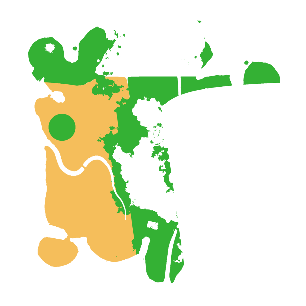 Biome Rust Map: Procedural Map, Size: 3000, Seed: 255444332