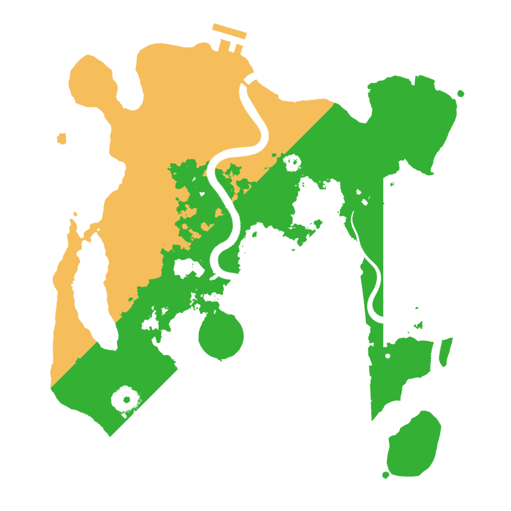 Biome Rust Map: Procedural Map, Size: 3000, Seed: 509070954