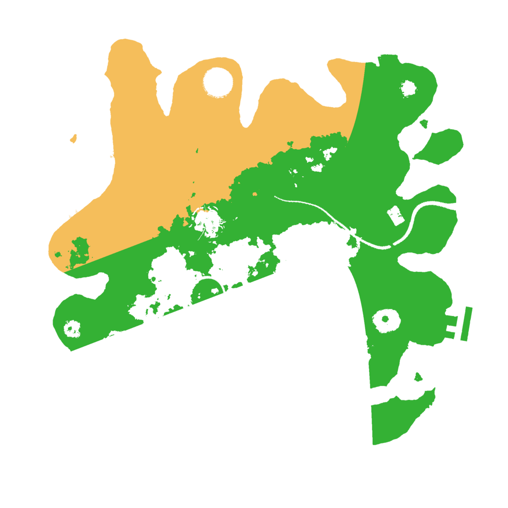 Biome Rust Map: Procedural Map, Size: 3000, Seed: 1608163487