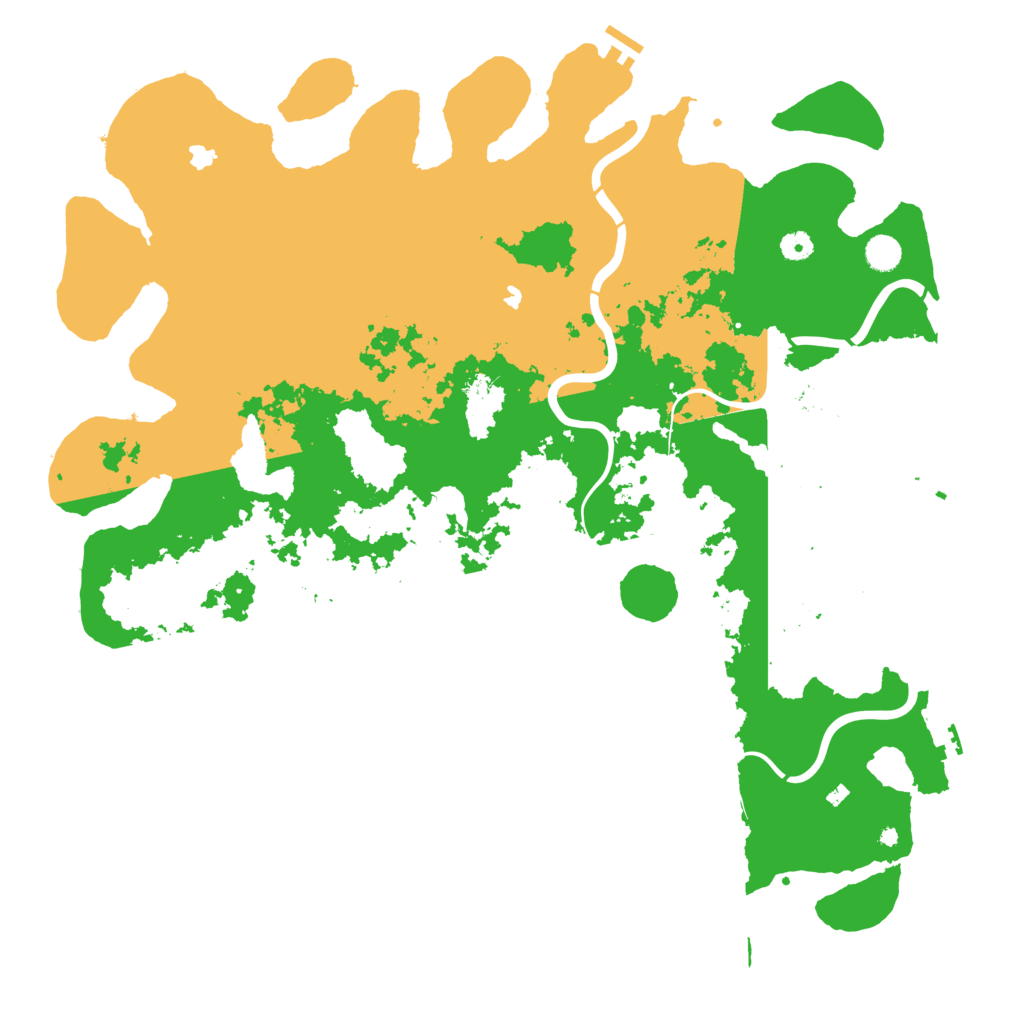Biome Rust Map: Procedural Map, Size: 5000, Seed: 2089
