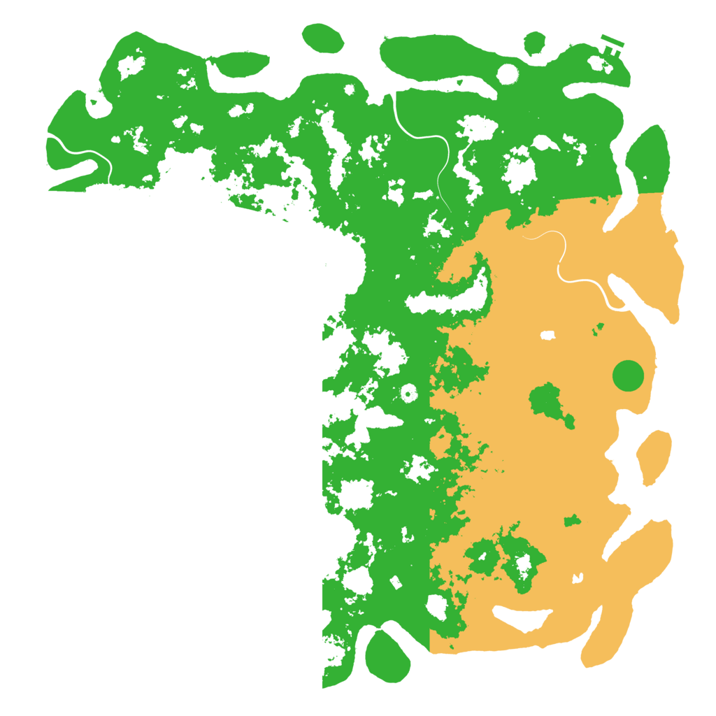 Biome Rust Map: Procedural Map, Size: 6000, Seed: 376819