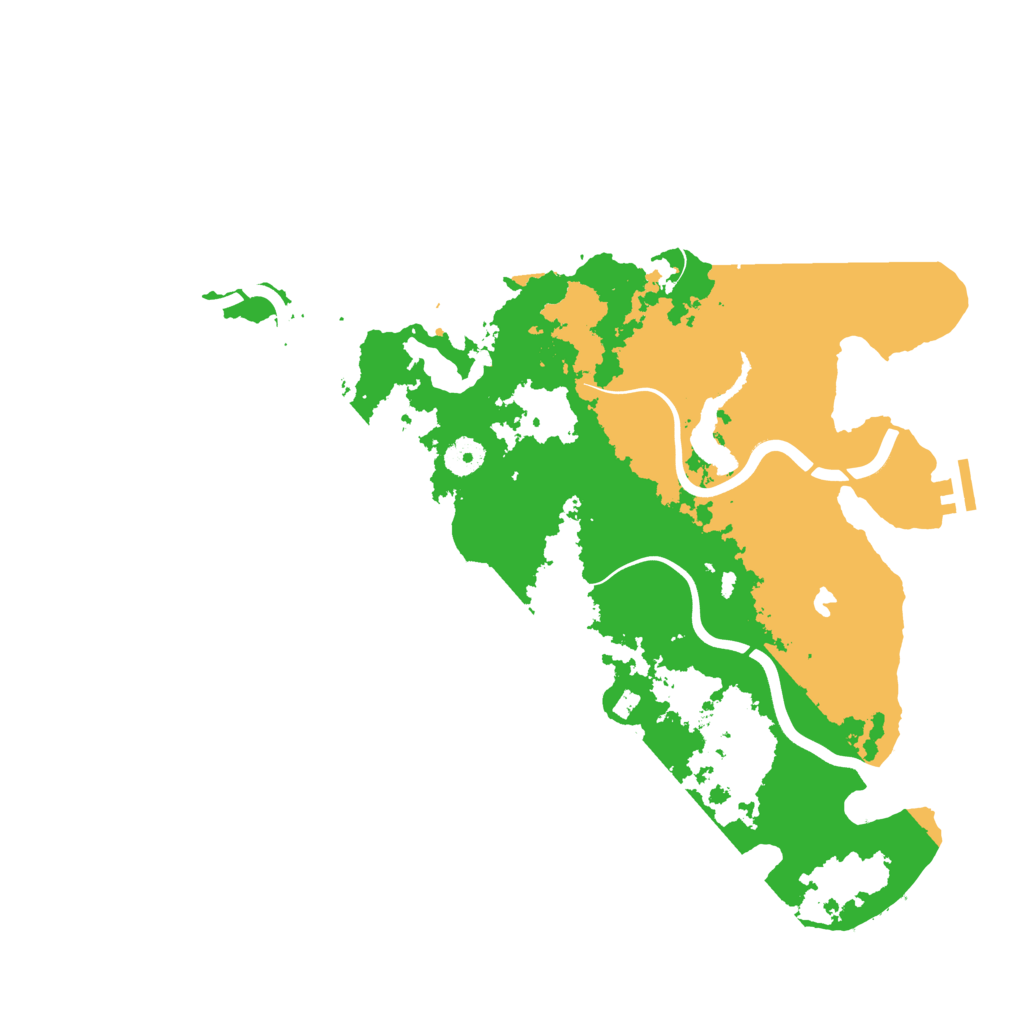 Biome Rust Map: Procedural Map, Size: 4000, Seed: 5126