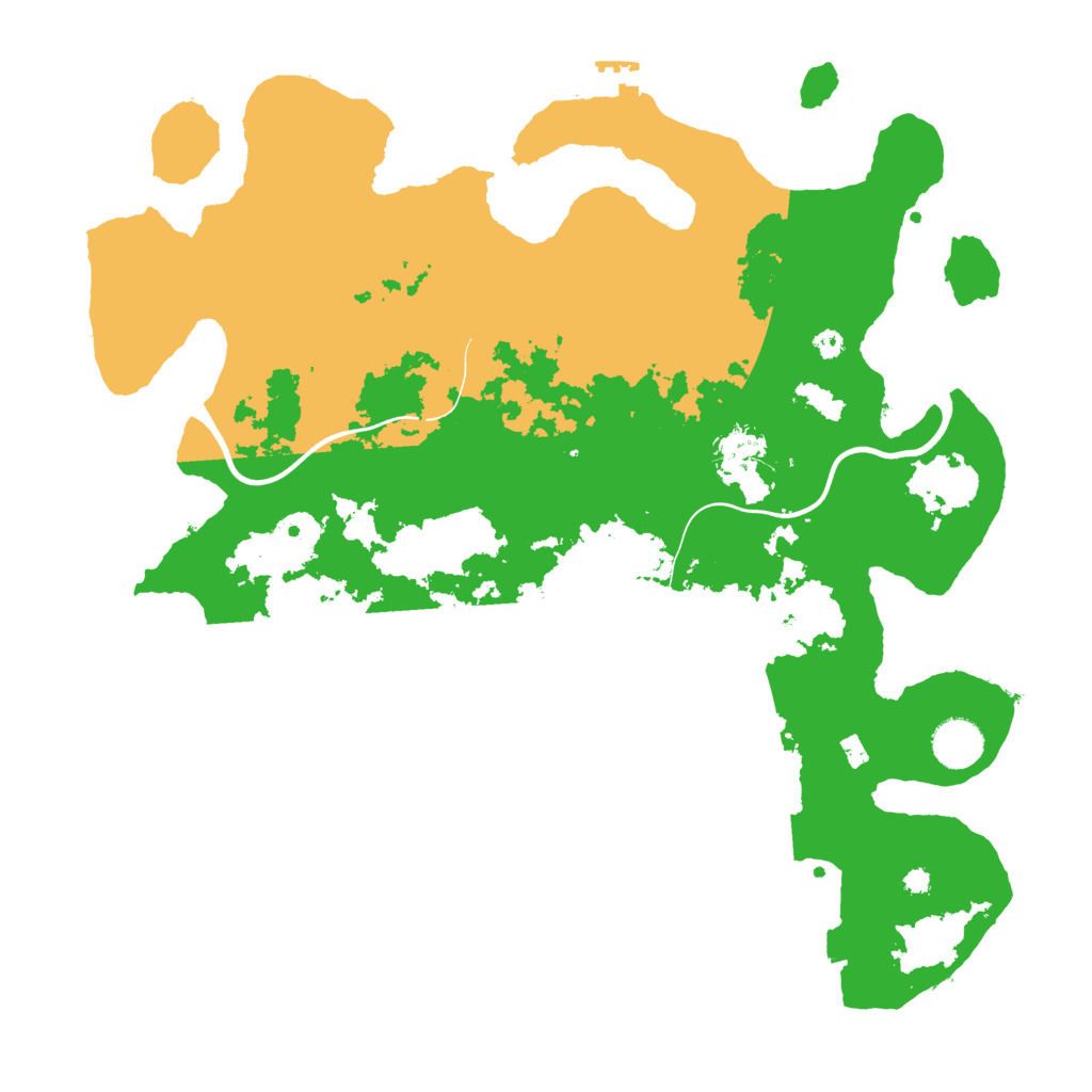 Biome Rust Map: Procedural Map, Size: 3800, Seed: 97