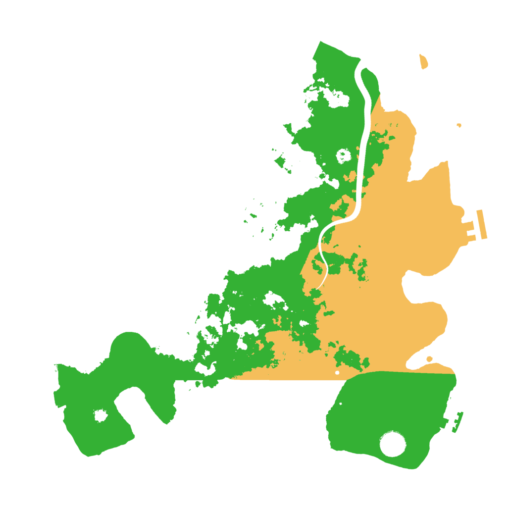 Biome Rust Map: Procedural Map, Size: 3500, Seed: 472289200