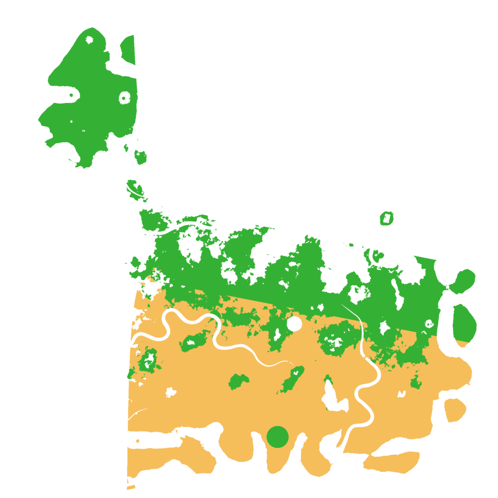 Biome Rust Map: Procedural Map, Size: 5999, Seed: 98543