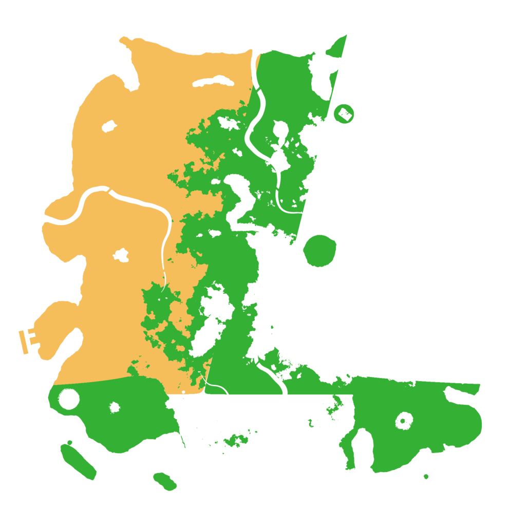 Biome Rust Map: Procedural Map, Size: 4500, Seed: 4242769