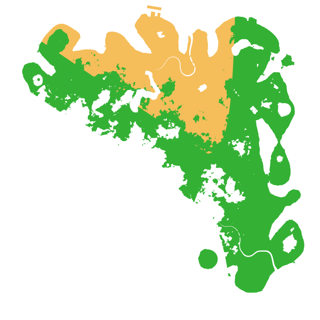 Biome Rust Map: Procedural Map, Size: 4500, Seed: 1020921713