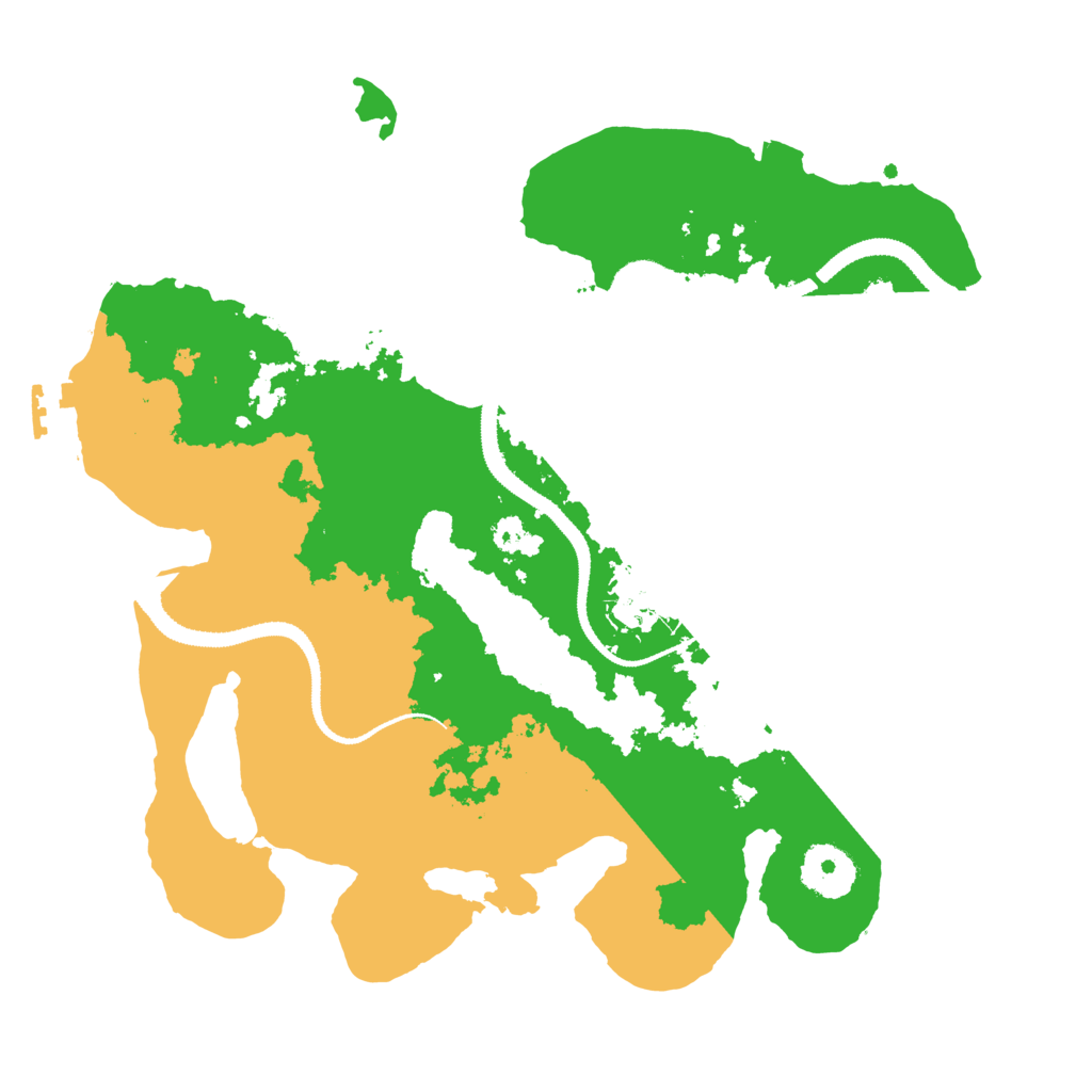 Biome Rust Map: Procedural Map, Size: 3076, Seed: 1618615073